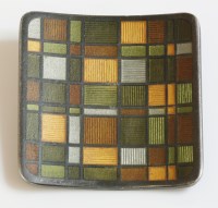 Lot 58 - A sterling silver enamelled brooch/pendant