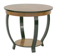 Lot 559 - A walnut and ebonised coffee table