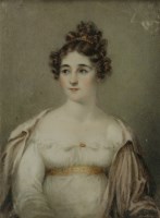Lot 150 - Mary Ann Knight (1776-1851)
'PORTRAIT OF LADY CATHERINE...' (on torn label)
Miniature on ivory