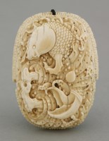 Lot 268 - An ivory Buckle