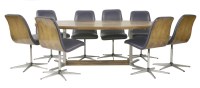 Lot 565 - An Archie Shine rosewood dining table