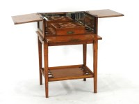 Lot 473 - A Victorian oak drinks cabinet