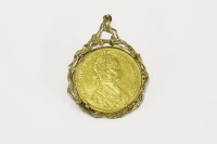 Lot 132 - An Austrian 4 Ducats coin