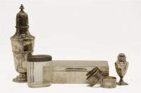 Lot 136 - A collection of silver items