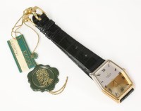 Lot 543 - A gentlemen's 18ct gold two colour Rolex Cellini mechanical strap watch