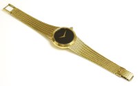 Lot 477 - A ladies' 18ct gold Omega de Ville mechanical bracelet watch