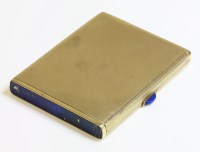 Lot 525 - A 9ct gold cigarette case by Cohen & Charles