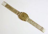 Lot 538 - A gentlemen's 9ct gold Omega Constellation Quartz watch on a later 9ct gold bracelet