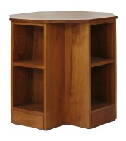 Lot 535 - A walnut octagonal book table