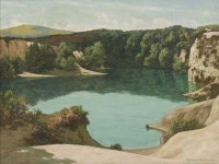 Lot 401 - William Gunning King (1853-1940)
'THE BLUE POOL