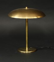 Lot 721 - A brass desk lamp