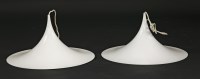 Lot 801 - A pair of hanging light pendants