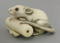 Lot 458 - A good ivory Netsuke