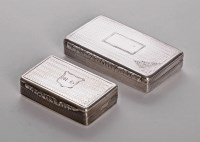 Lot 219 - A Victorian silver snuff box