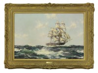 Lot 301 - Montague Dawson (1895-1973)
'BILLOWING SAILS' - A CLIPPER