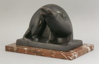 Lot 161 - A bronze ermine