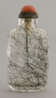 Lot 228 - A rutilated quartz Snuff Bottle