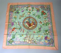 Lot 1047 - An Hermès silk scarf