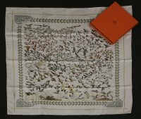 Lot 1054 - An Hermès silk scarf