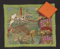 Lot 1060 - An Hermès silk scarf
