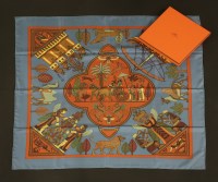 Lot 1073 - An Hermès silk scarf