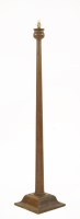 Lot 92 - An Arts & Crafts oak standard lamp