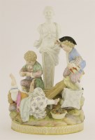 Lot 11 - A Meissen group