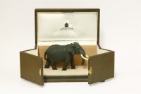 Lot 62 - A jasper elephant