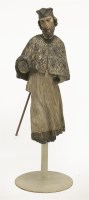 Lot 308 - A painted and carved limewood sculpture