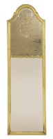 Lot 404 - A giltwood pier mirror
