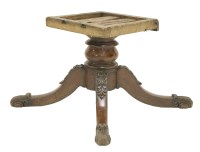 Lot 409 - A George III mahogany table base