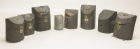 Lot 47 - Eight shagreen knife boxes