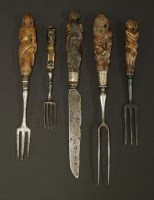 Lot 26 - Five early cutlery items