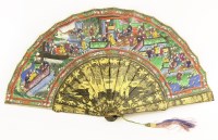 Lot 191 - A Canton brisé fan