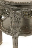 Lot 358 - A Chinese hardwood vase stand