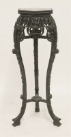 Lot 374 - A Chinese hardwood stand