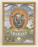 Lot 386 - Two Tibetan thanka