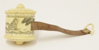 Lot 334 - A Japanese bone tape measure