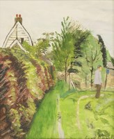 Lot 234 - Carel Weight CH RA (1908-1997)
'MAN IN THE TWILIGHT'
Signed l.r.