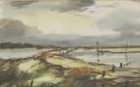 Lot 134 - Rowland Suddaby (1912-1972)
'BOATS ON THE DEBEN