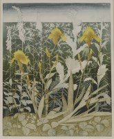 Lot 22 - Richard Bawden (b.1936)
IRISES
Etching and aquatint