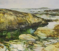 Lot 370 - Sarah Adams (b.1962)
'ROCKY BEACH II: THE DEEP POOL'
Signed l.r.