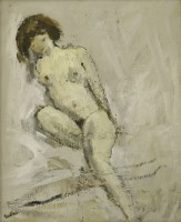 Lot 361 - Robert Sadler (1909-2001)
SEATED NUDE
Signed l.l.