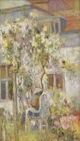 Lot 282 - John Livesey (1926-1990)
A WOMAN READING IN A GARDEN
Signed l.r.