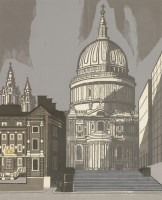 Lot 12 - Edward Bawden RA (1903-1989)
ST PAULS
Linocut