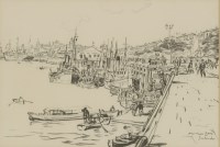 Lot 185 - Sir David Muirhead Bone (1876-1953)
THE HARBOUR