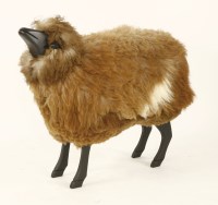 Lot 670 - A sheep footstool