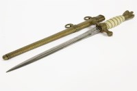 Lot 398 - A WWII Third Reich naval dagger