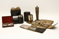 Lot 278 - A box of six cased travelling cutlery sets