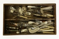 Lot 360 - A Georgian mahogany cutlery box
